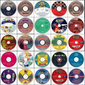 25 Kids CD-ROM Lot #2